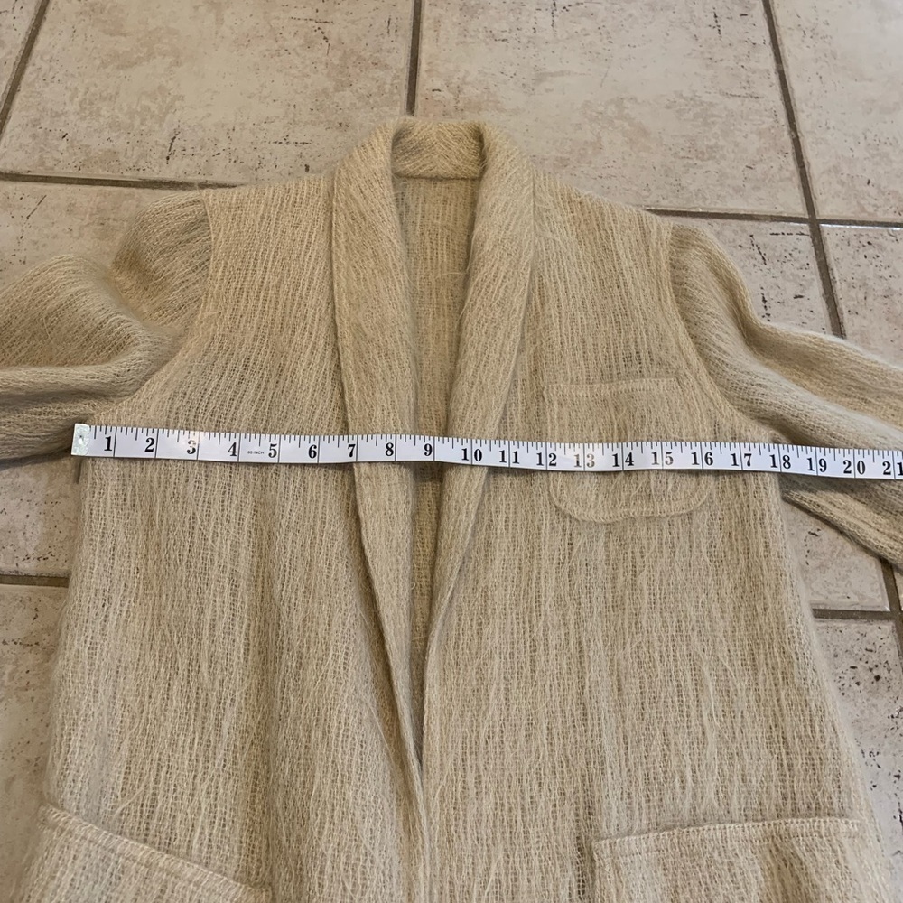 Vintage Rare 60s/70s Small Auckie Sanft Montreal Pure Virgin Wool Cardigan - Picture 3 of 8